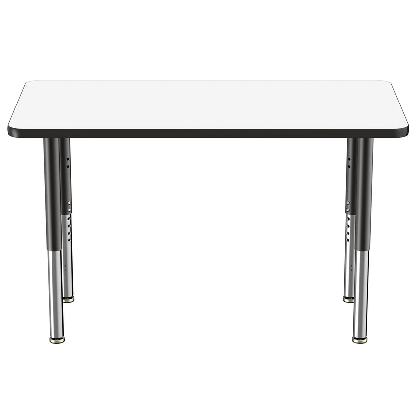 FDP 24" x 48" Rectangle Dry - Erase Activity Table with Adjustable Super Legs (FDP - 10163 - XX) - SchoolOutlet
