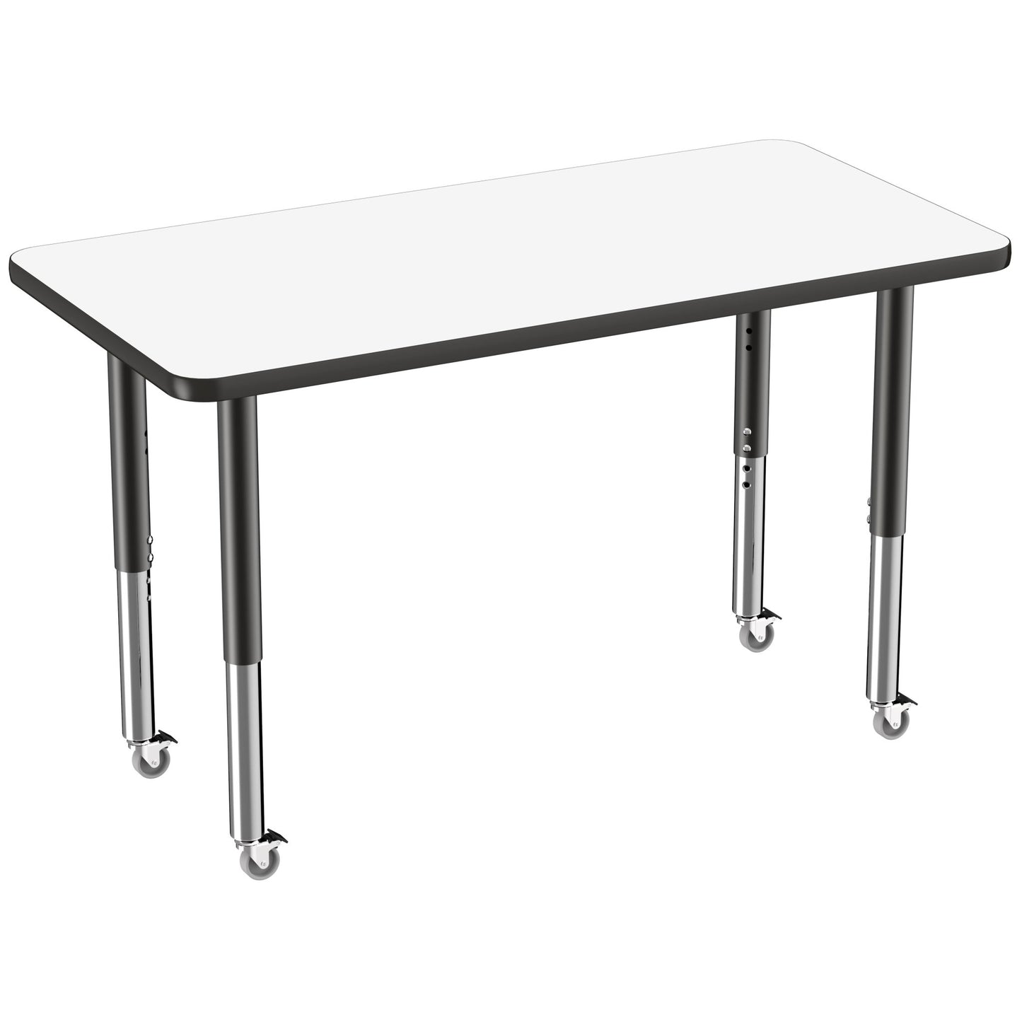 FDP 24" x 48" Rectangle Dry - Erase Activity Table with Adjustable Super Legs (FDP - 10163 - XX) - SchoolOutlet