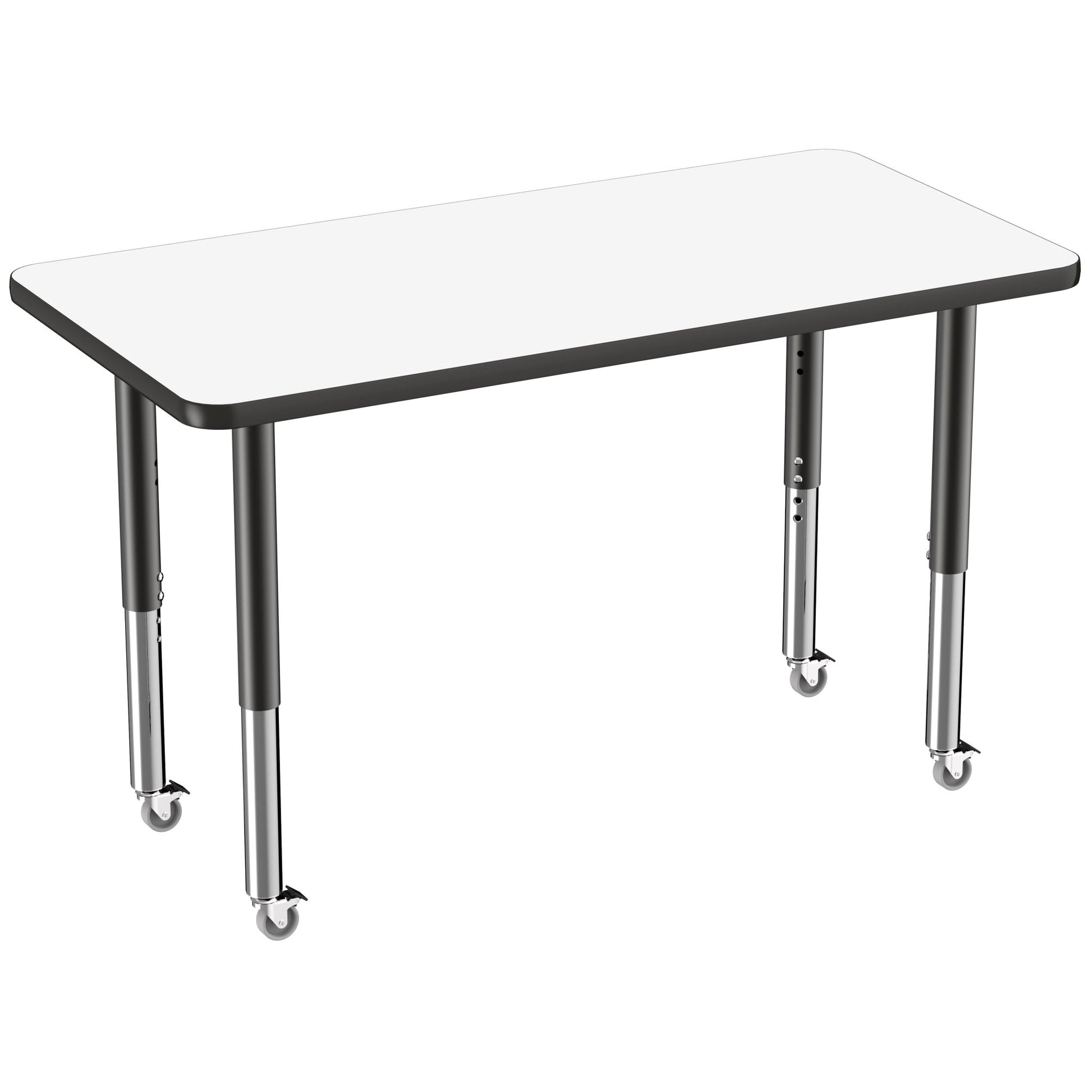 FDP 24" x 48" Rectangle Dry - Erase Activity Table with Adjustable Super Legs (FDP - 10163 - XX) - SchoolOutlet