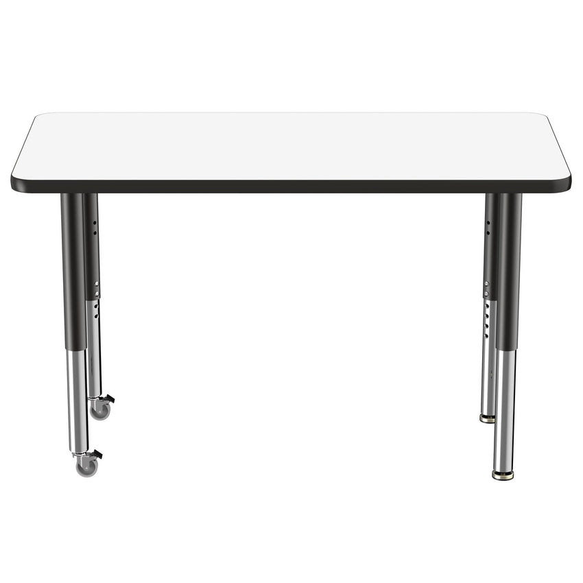 FDP 24" x 48" Rectangle Dry - Erase Activity Table with Adjustable Super Legs (FDP - 10163 - XX) - SchoolOutlet
