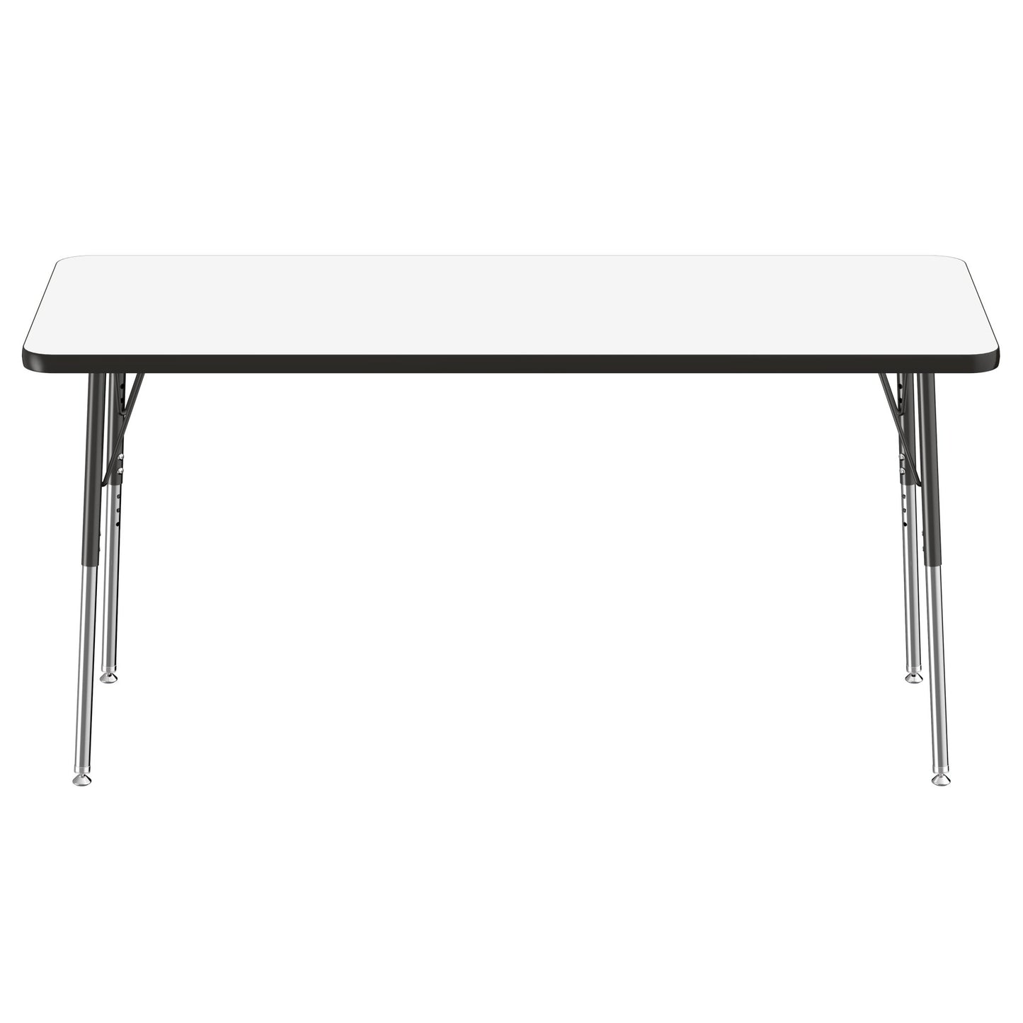FDP 24" x 60" Rectangle Dry - Erase Activity Table with Adjustable Standard Swivel Glide Legs (FDP - 10164 - XX) - SchoolOutlet