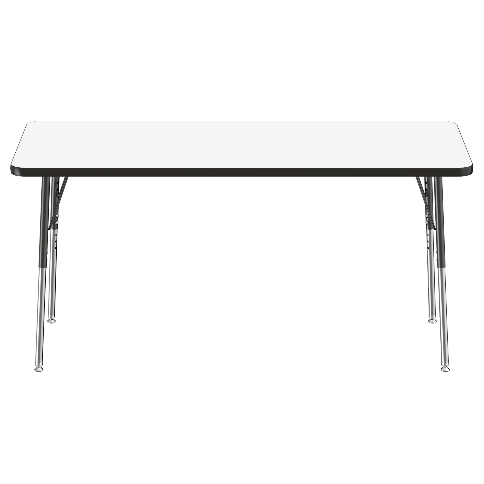 FDP 24" x 60" Rectangle Dry - Erase Activity Table with Adjustable Standard Swivel Glide Legs (FDP - 10164 - XX) - SchoolOutlet
