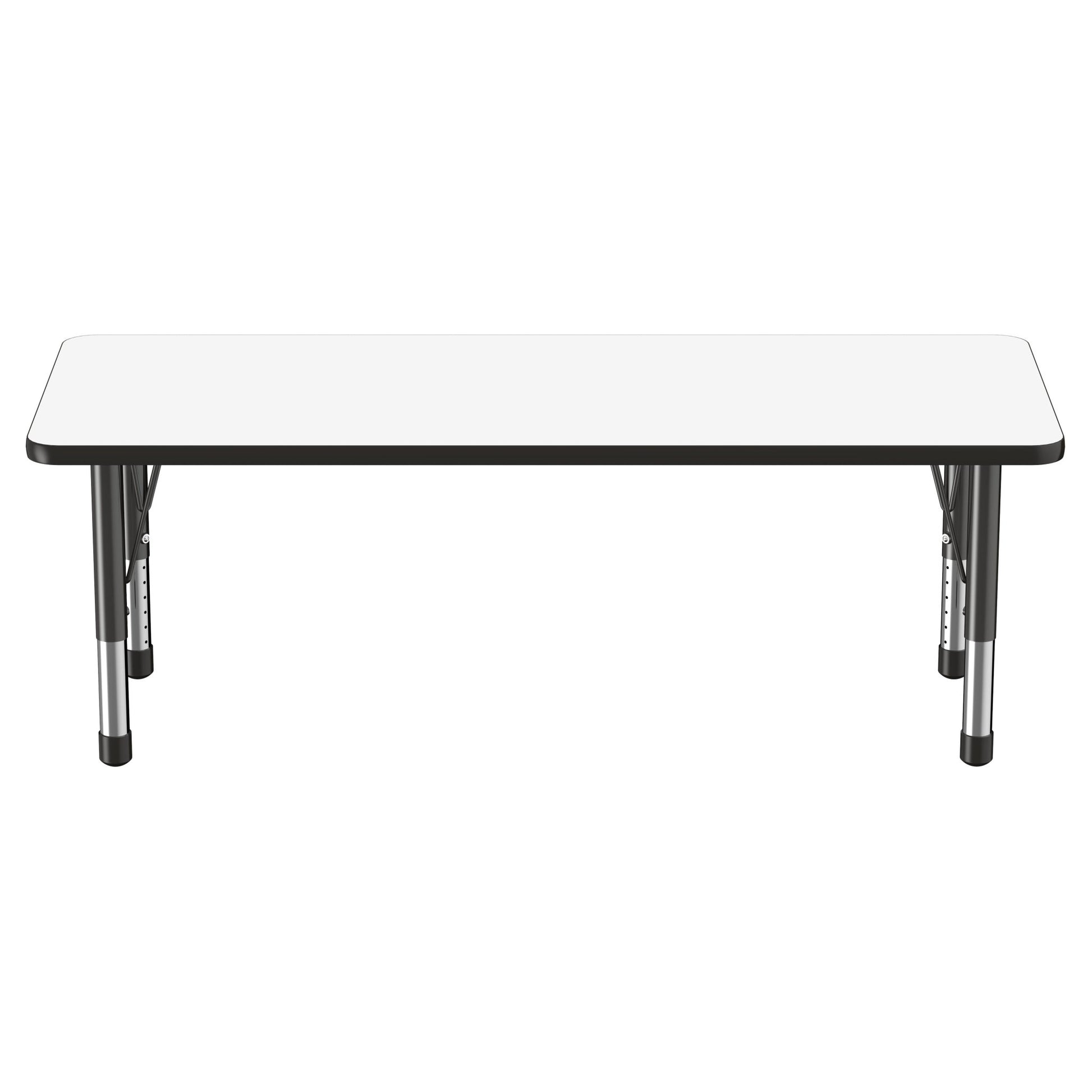FDP 24" x 60" Rectangle Dry - Erase Activity Table with Adjustable Chunky Legs (FDP - 10166 - XX) - SchoolOutlet