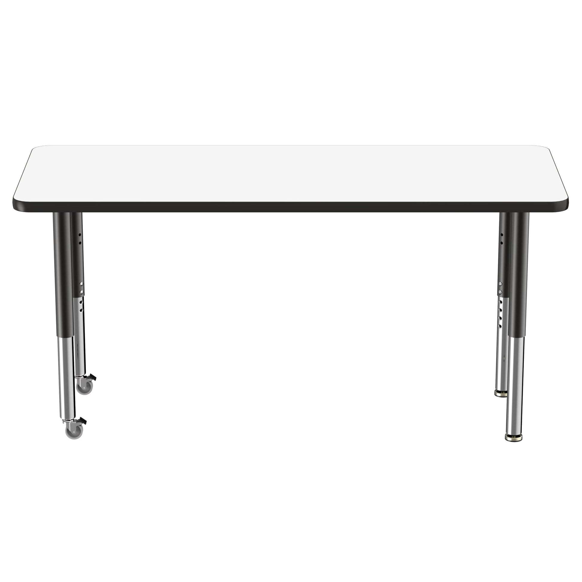 FDP 24" x 60" Rectangle Dry - Erase Activity Table with Adjustable Super Legs (FDP - 10167 - XX) - SchoolOutlet