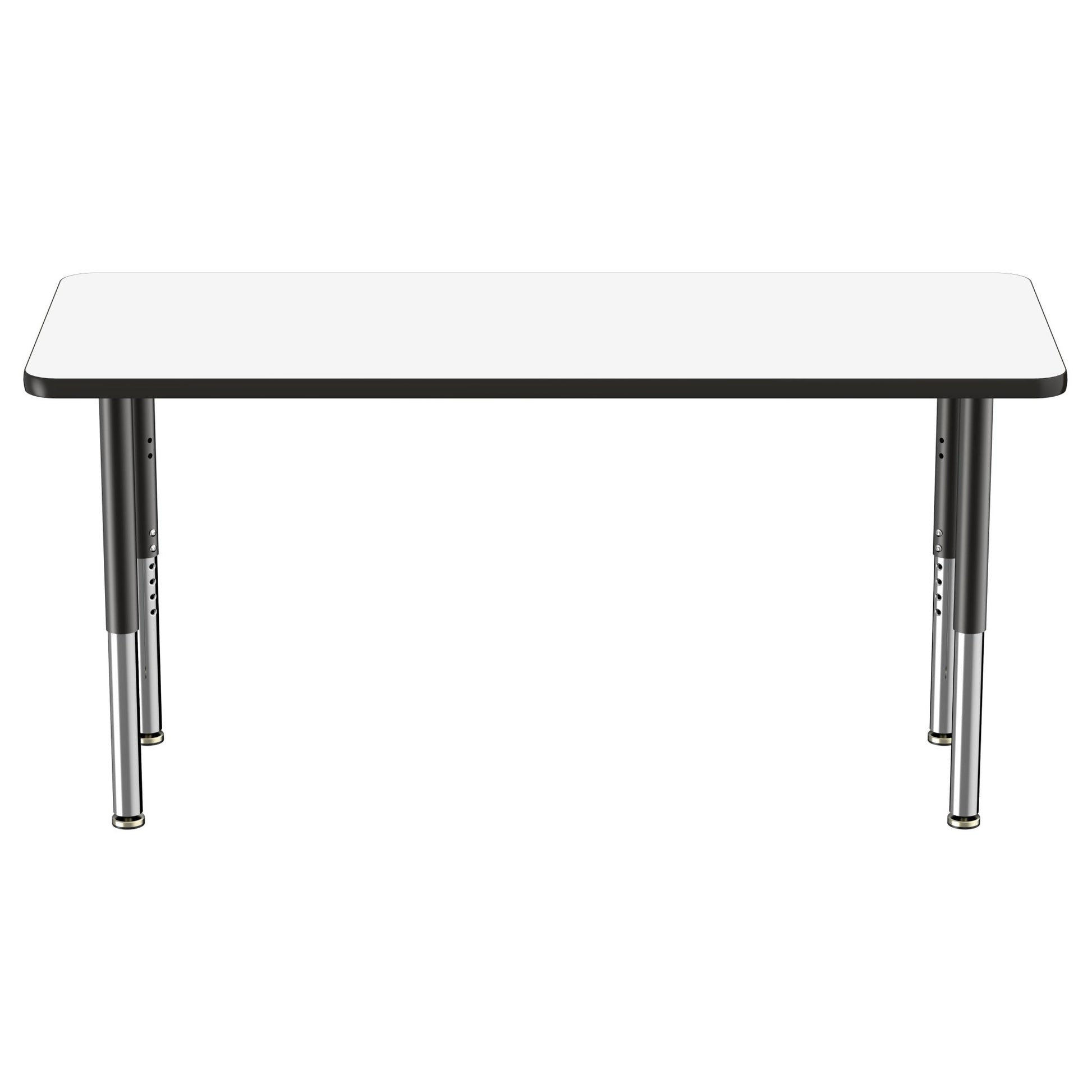 FDP 24" x 60" Rectangle Dry - Erase Activity Table with Adjustable Super Legs (FDP - 10167 - XX) - SchoolOutlet