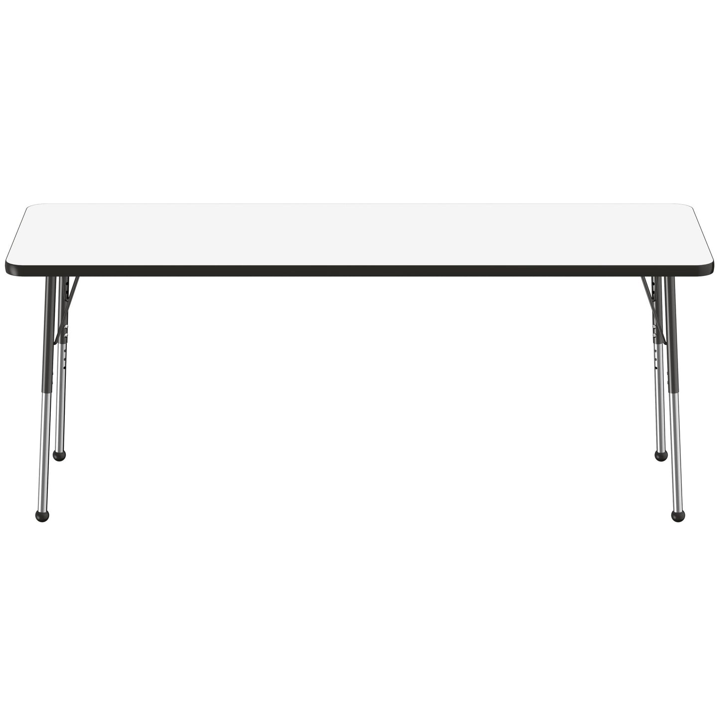 FDP 24" x 72" Rectangle Dry - Erase Activity Table with Adjustable Standard Ball Glide Legs (FDP - 10169 - XX) - SchoolOutlet