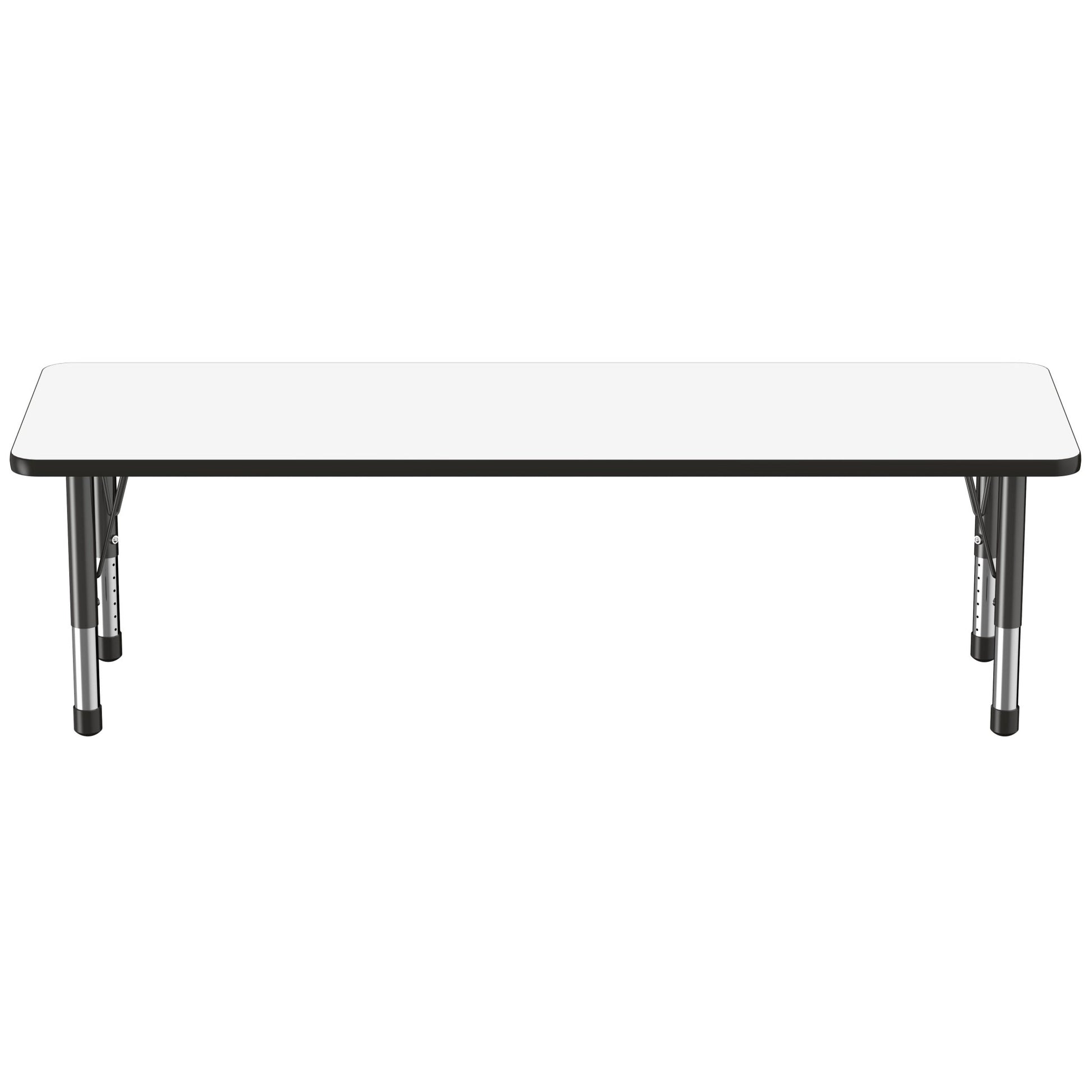 FDP 24" x 72" Rectangle Dry - Erase Activity Table with Adjustable Chunky Legs (FDP - 10170 - XX) - SchoolOutlet