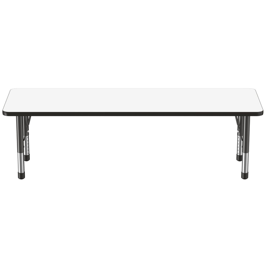FDP 24" x 72" Rectangle Dry - Erase Activity Table with Adjustable Chunky Legs (FDP - 10170 - XX) - SchoolOutlet