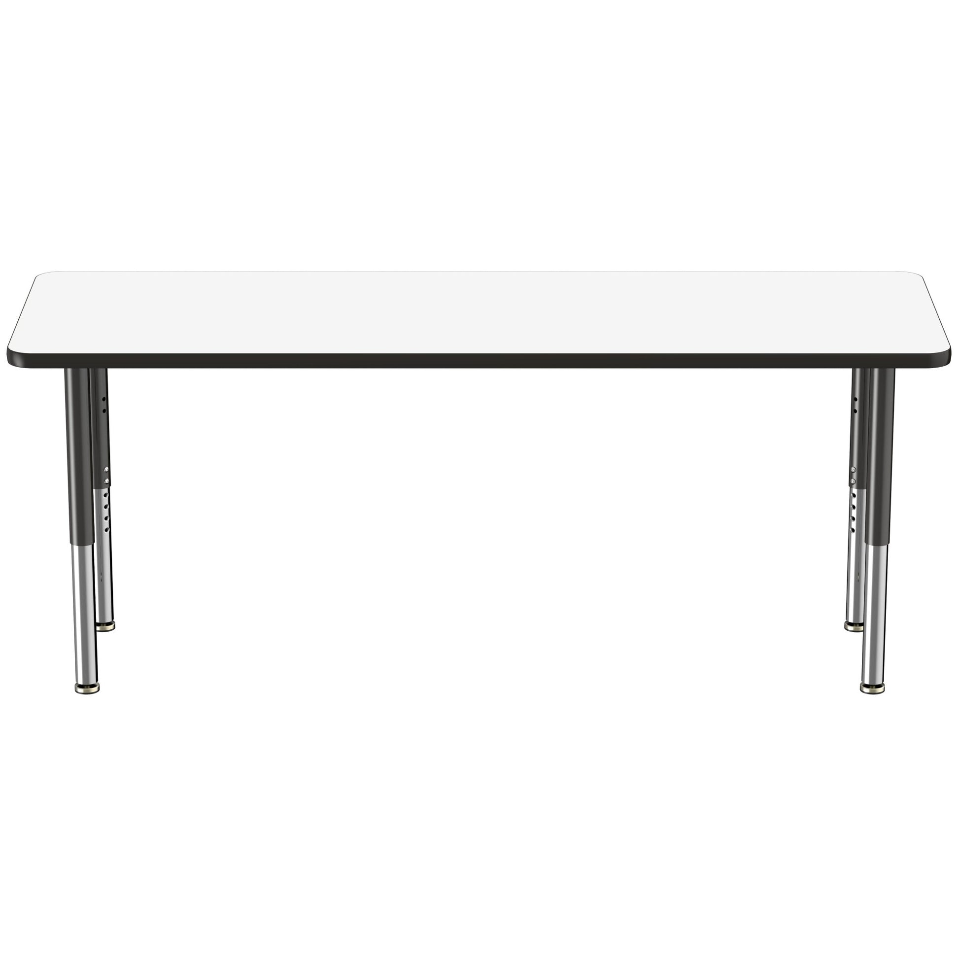 FDP 24" x 72" Rectangle Dry - Erase Activity Table with Adjustable Super Legs (FDP - 10171 - XX) - SchoolOutlet
