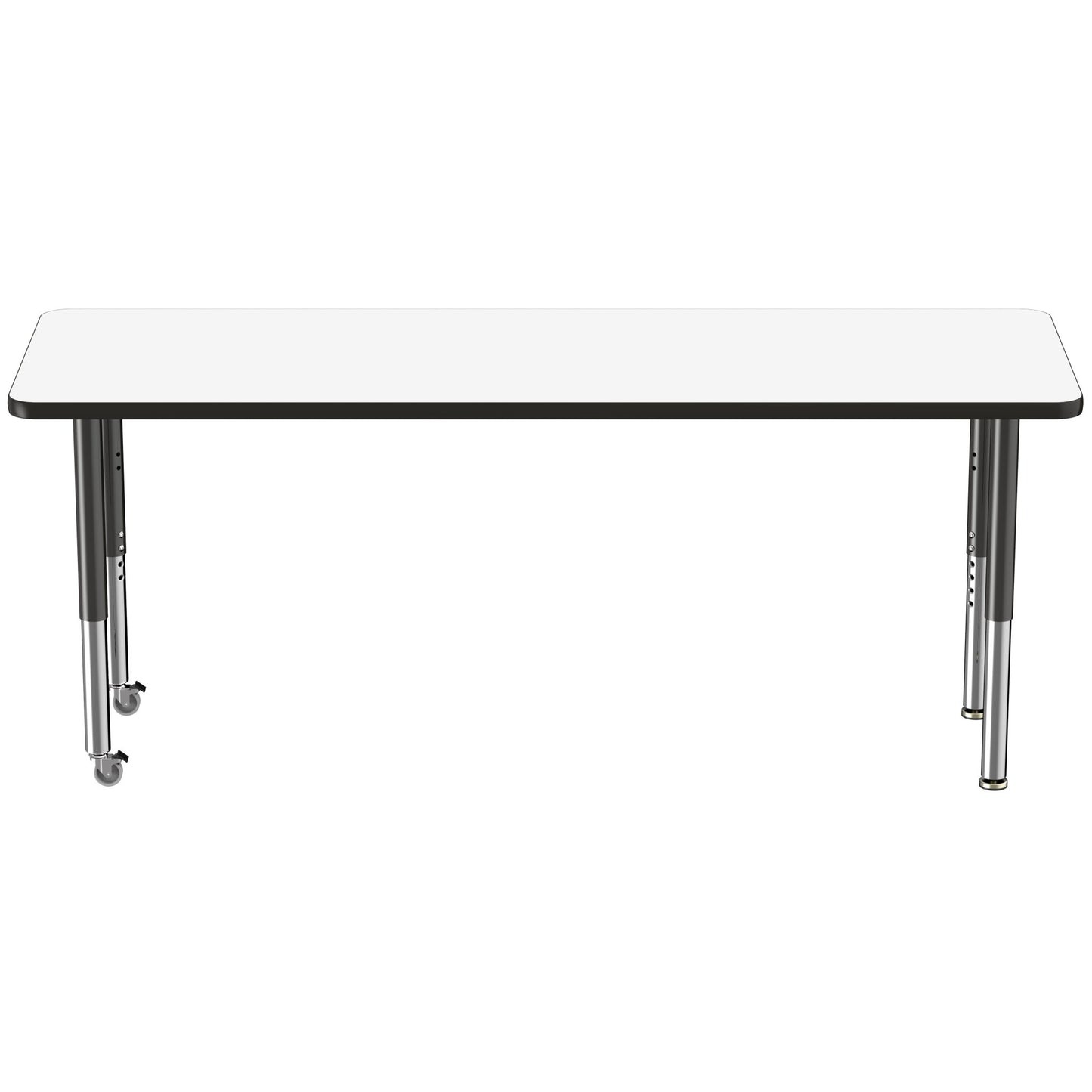 FDP 24" x 72" Rectangle Dry - Erase Activity Table with Adjustable Super Legs (FDP - 10171 - XX) - SchoolOutlet
