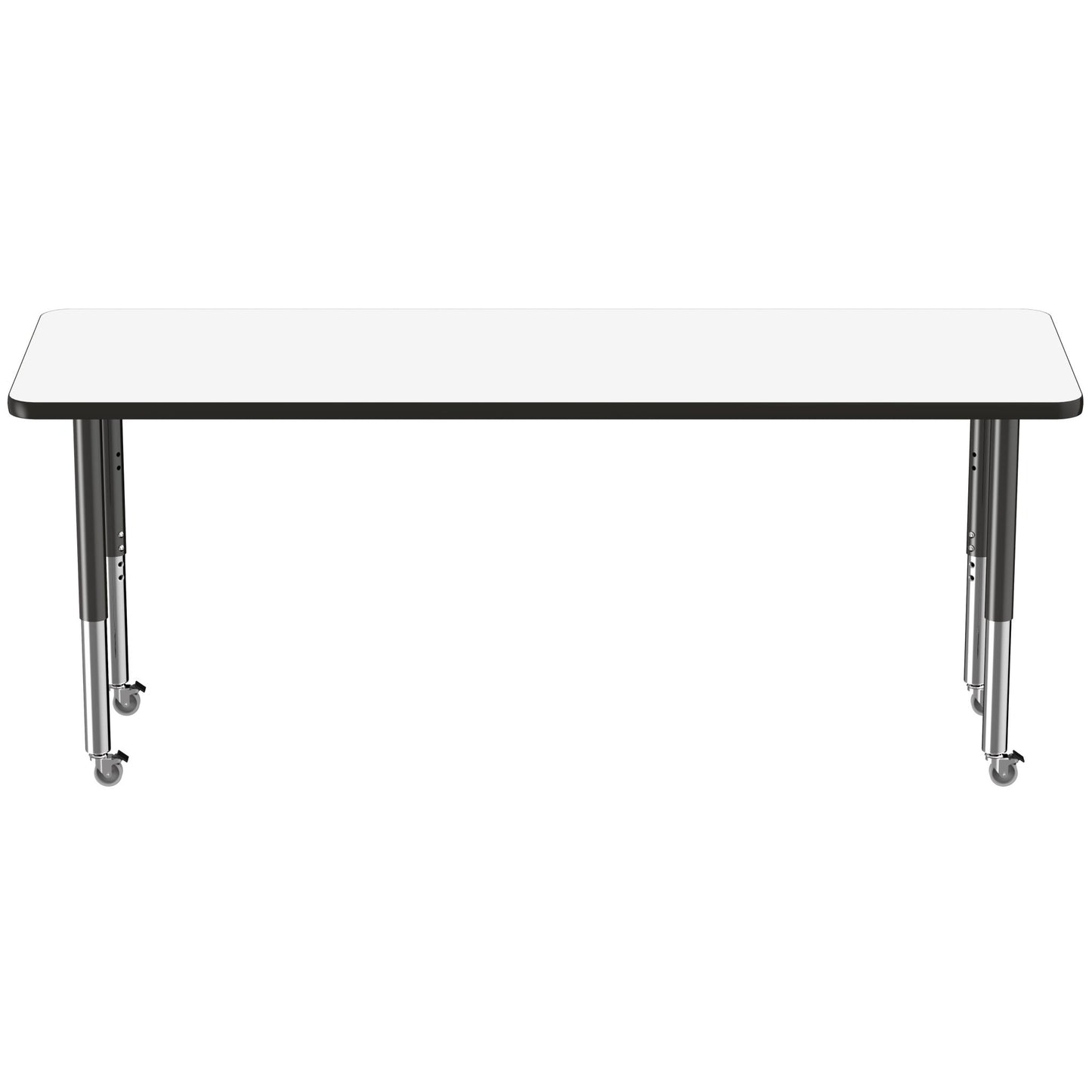 FDP 24" x 72" Rectangle Dry - Erase Activity Table with Adjustable Super Legs (FDP - 10171 - XX) - SchoolOutlet