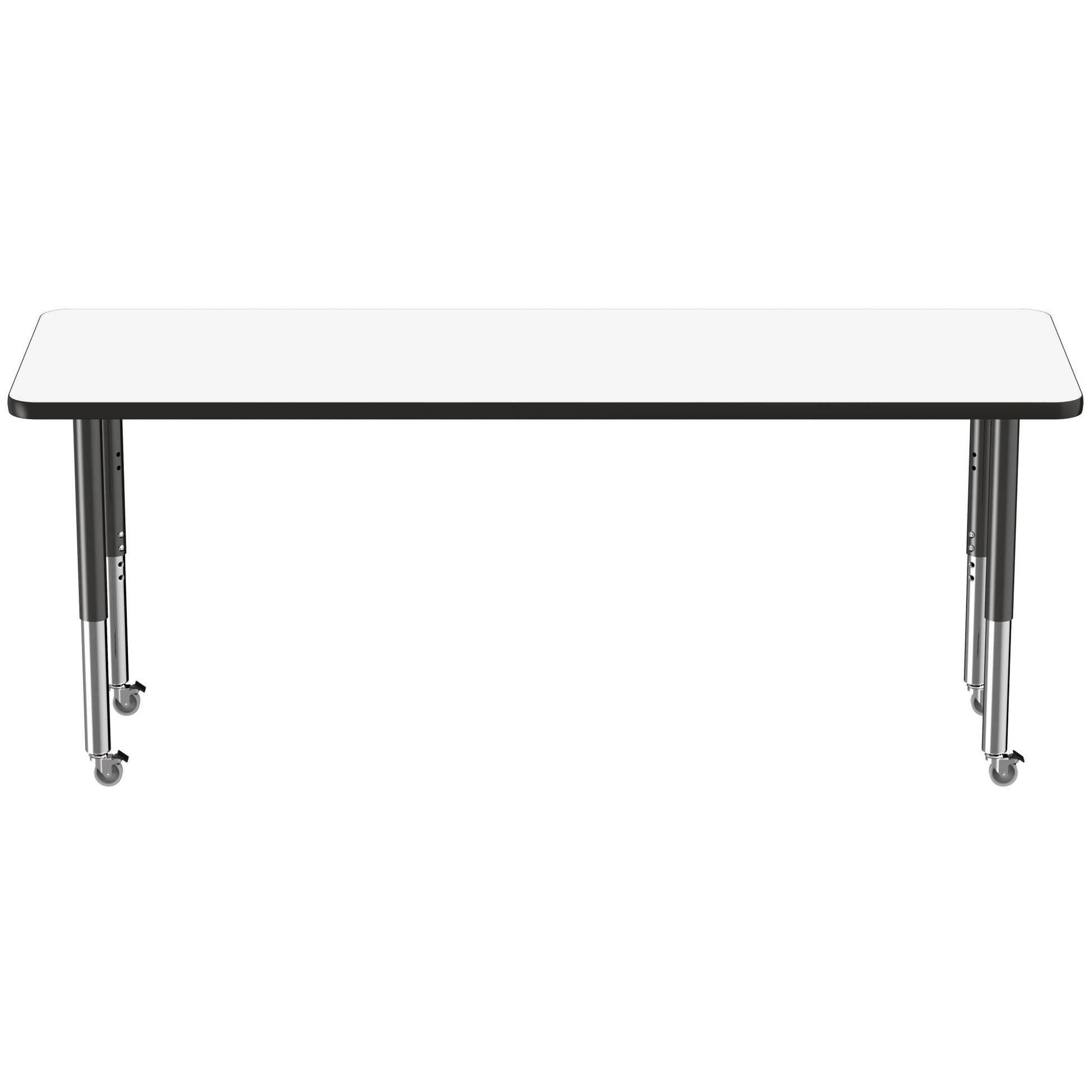 FDP 24" x 72" Rectangle Dry - Erase Activity Table with Adjustable Super Legs (FDP - 10171 - XX) - SchoolOutlet