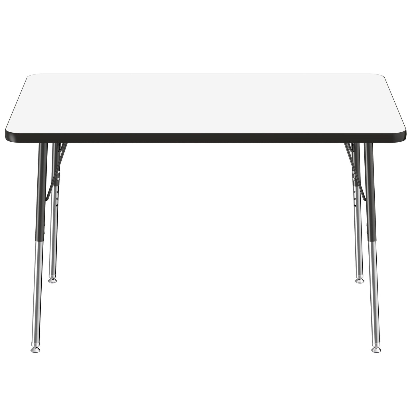 FDP 30" x 48" Rectangle Dry - Erase Activity Table with Adjustable Standard Swivel Glide Legs (FDP - 10172 - XX) - SchoolOutlet
