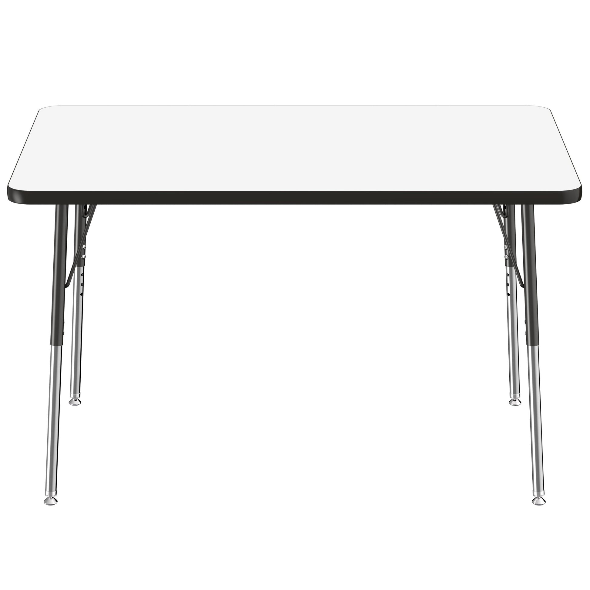 FDP 30" x 48" Rectangle Dry - Erase Activity Table with Adjustable Standard Swivel Glide Legs (FDP - 10172 - XX) - SchoolOutlet