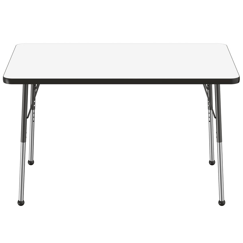 FDP 30" x 48" Rectangle Dry - Erase Activity Table with Adjustable Standard Ball Glide Legs (FDP - 10173 - XX) - SchoolOutlet
