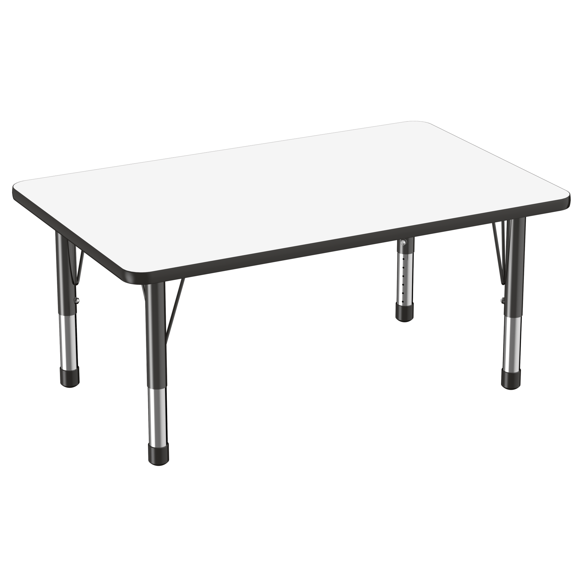 FDP 30" x 48" Rectangle Dry - Erase Activity Table with Adjustable Chunky Legs (FDP - 10174 - XX) - SchoolOutlet