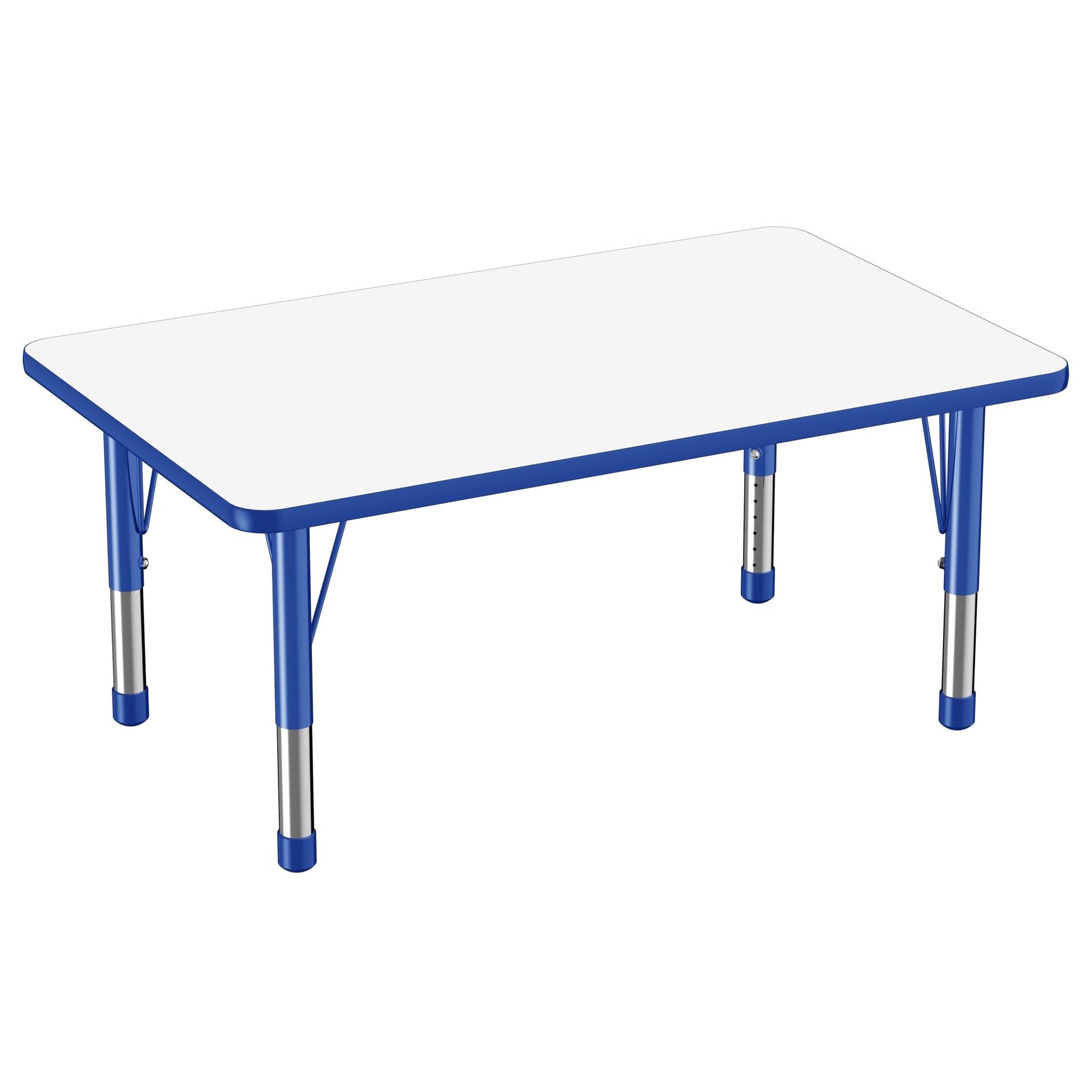 FDP 30" x 48" Rectangle Dry - Erase Activity Table with Adjustable Chunky Legs (FDP - 10174 - XX) - SchoolOutlet