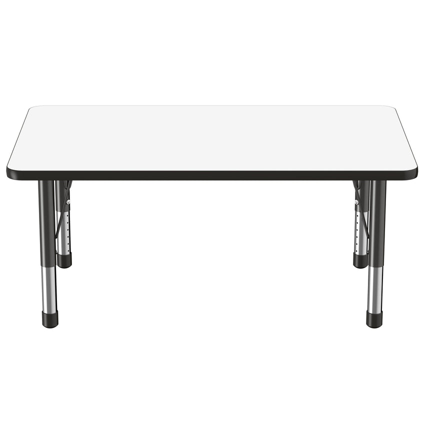 FDP 30" x 48" Rectangle Dry - Erase Activity Table with Adjustable Chunky Legs (FDP - 10174 - XX) - SchoolOutlet