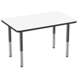 FDP 30" x 48" Rectangle Dry-Erase Activity Table with Adjustable Super Legs (FDP-10175-XX)