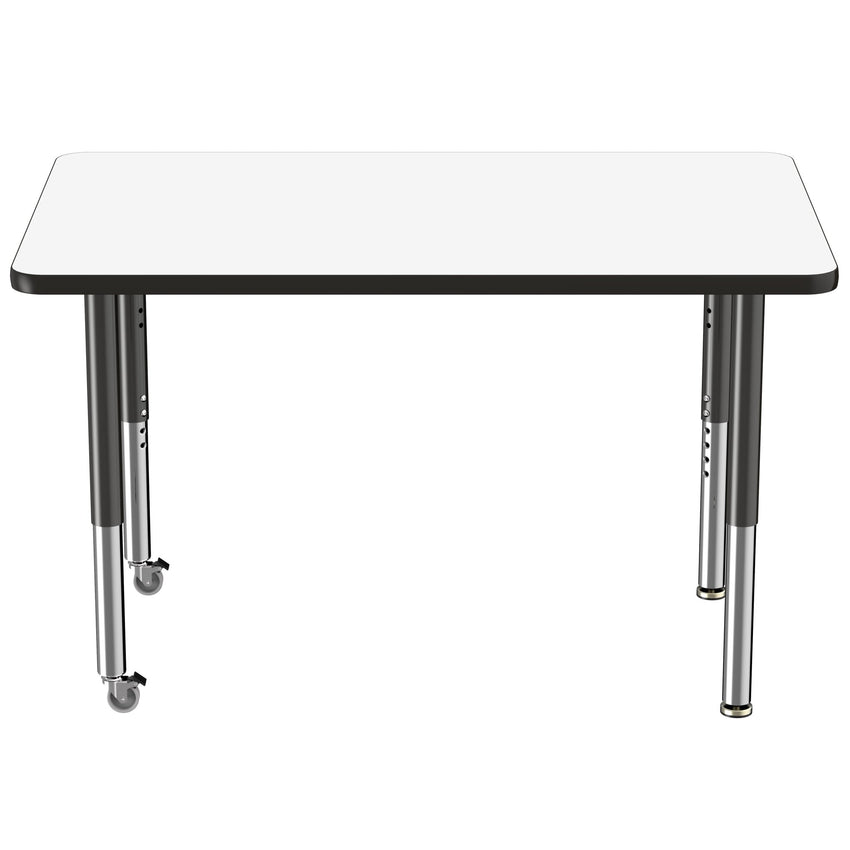 FDP 30" x 48" Rectangle Dry - Erase Activity Table with Adjustable Super Legs (FDP - 10175 - XX) - SchoolOutlet