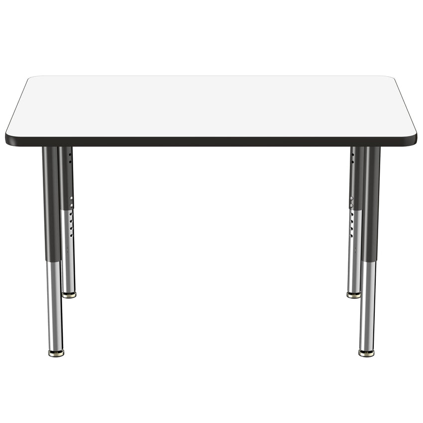 FDP 30" x 48" Rectangle Dry - Erase Activity Table with Adjustable Super Legs (FDP - 10175 - XX) - SchoolOutlet