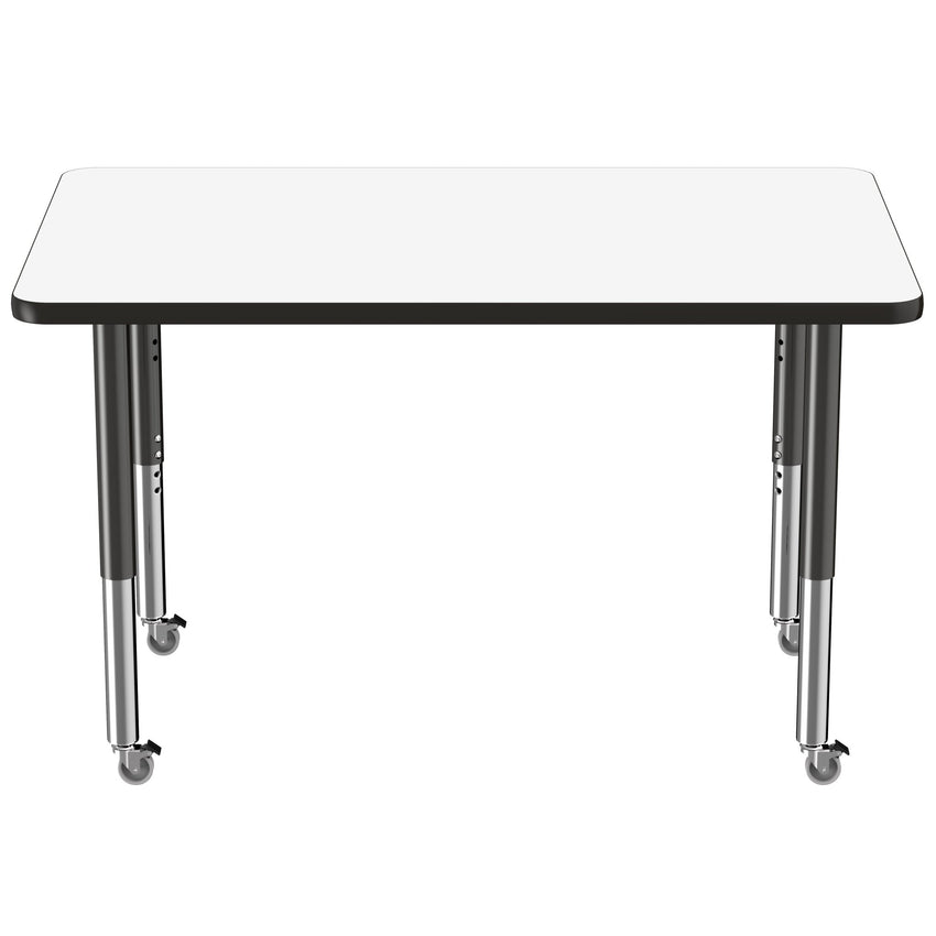 FDP 30" x 48" Rectangle Dry - Erase Activity Table with Adjustable Super Legs (FDP - 10175 - XX) - SchoolOutlet