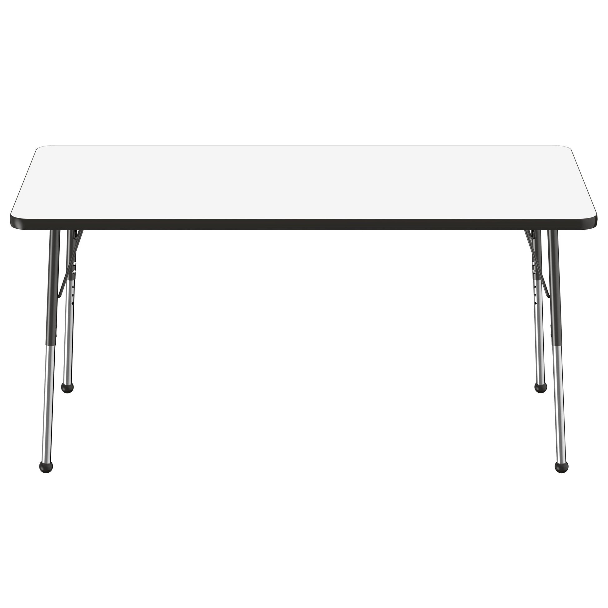 FDP 30" x 60" Rectangle Dry - Erase Activity Table with Adjustable Standard Ball Glide Legs (FDP - 10177 - XX) - SchoolOutlet