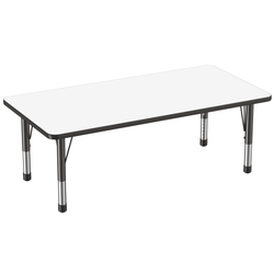 FDP 30" x 60" Rectangle Dry-Erase Activity Table with Adjustable Chunky Legs (FDP-10178-XX)