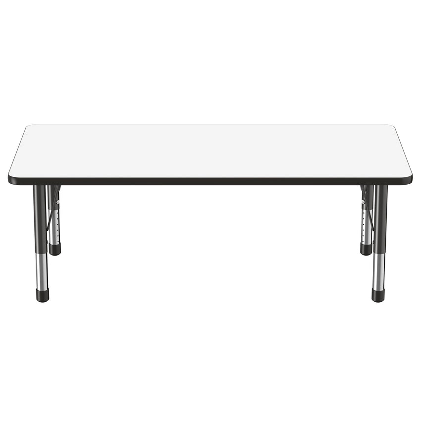 FDP 30" x 60" Rectangle Dry - Erase Activity Table with Adjustable Chunky Legs (FDP - 10178 - XX) - SchoolOutlet