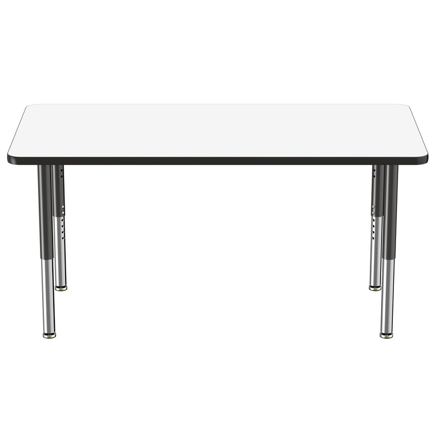 FDP 30" x 60" Rectangle Dry - Erase Activity Table with Adjustable Super Legs (FDP - 10179 - XX) - SchoolOutlet