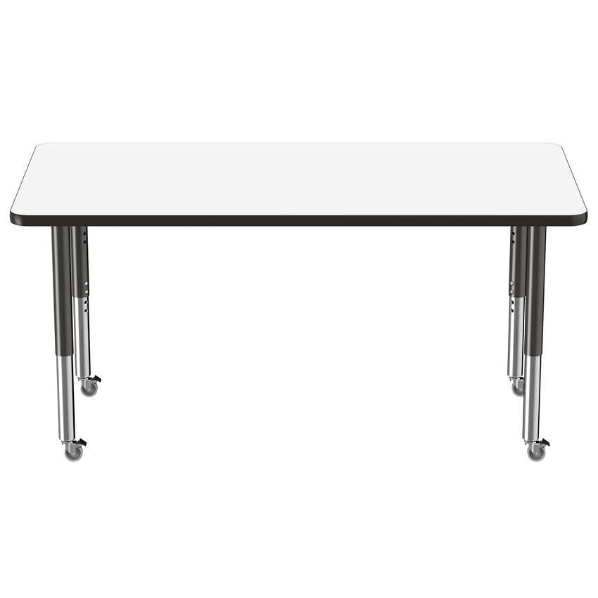 FDP 30" x 60" Rectangle Dry - Erase Activity Table with Adjustable Super Legs (FDP - 10179 - XX) - SchoolOutlet