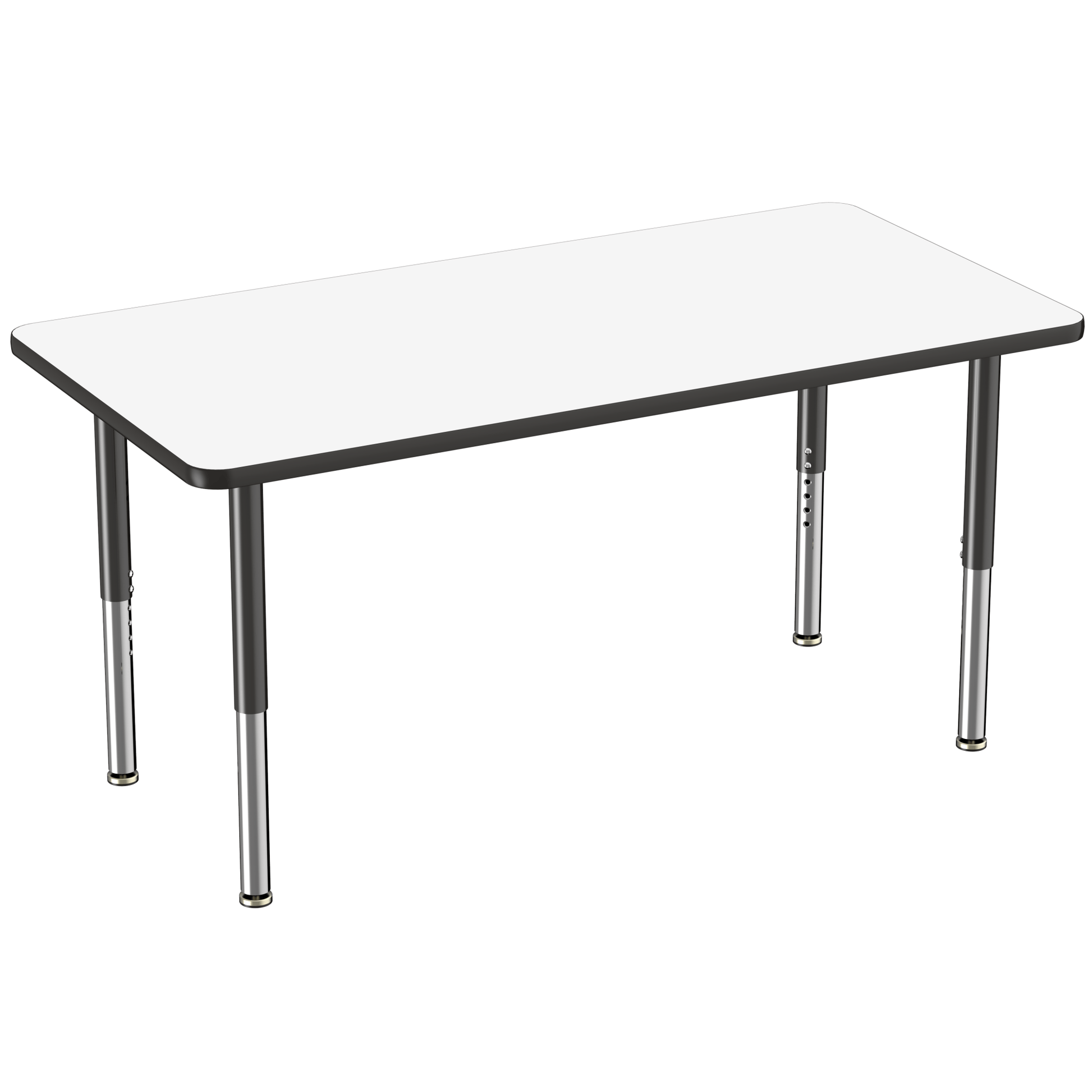 FDP 30" x 60" Rectangle Dry - Erase Activity Table with Adjustable Super Legs (FDP - 10179 - XX) - SchoolOutlet