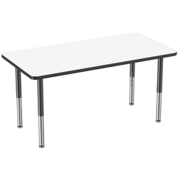 FDP 30" x 60" Rectangle Dry-Erase Activity Table with Adjustable Super Legs (FDP-10179-XX)