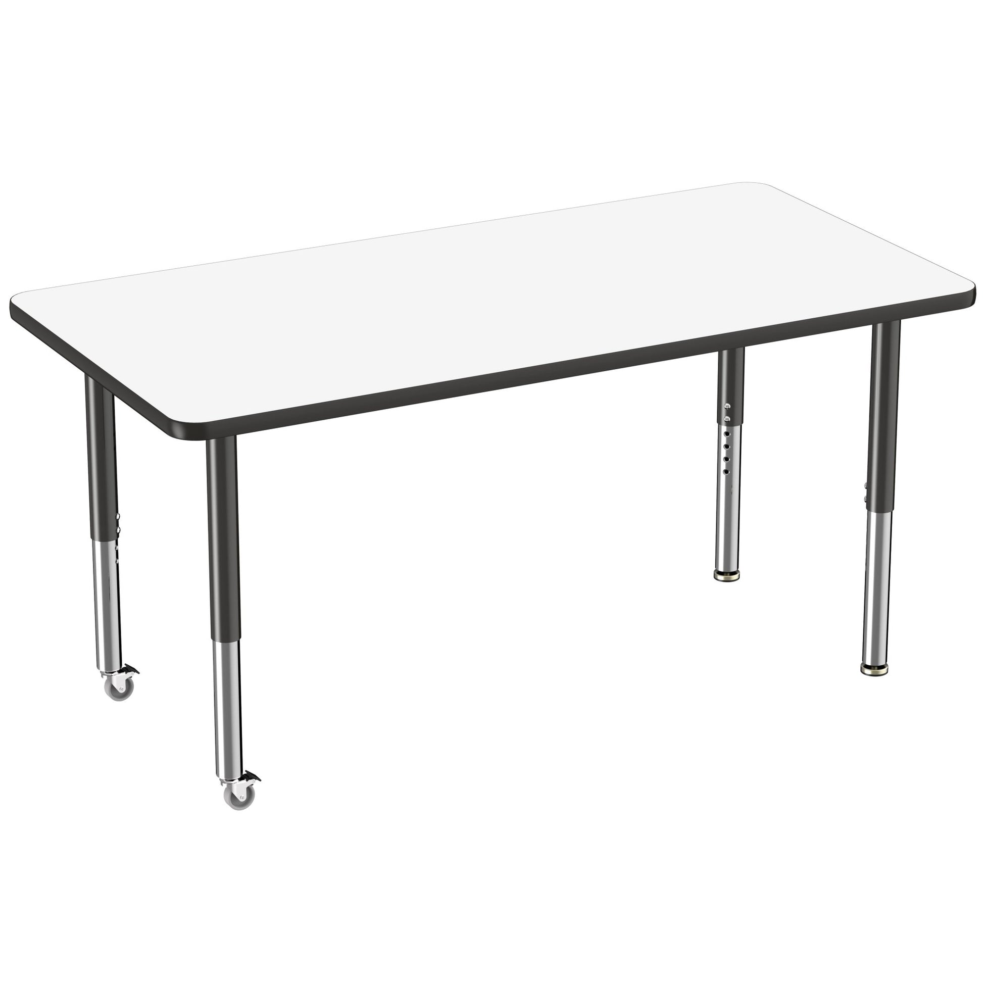 FDP 30" x 60" Rectangle Dry - Erase Activity Table with Adjustable Super Legs (FDP - 10179 - XX) - SchoolOutlet