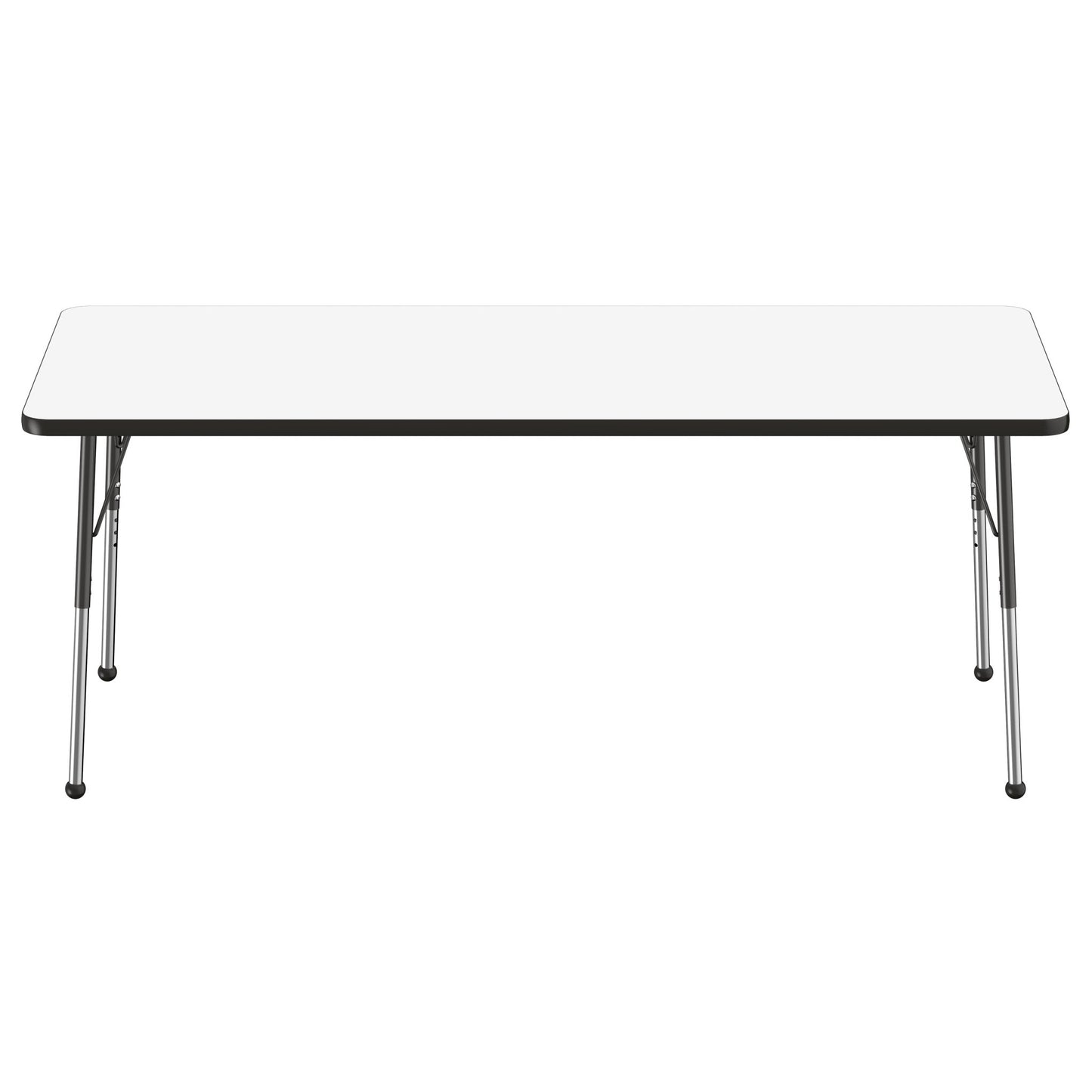 FDP 30" x 72" Rectangle Dry - Erase Activity Table with Adjustable Standard Ball Glide Legs (FDP - 10181 - XX) - SchoolOutlet