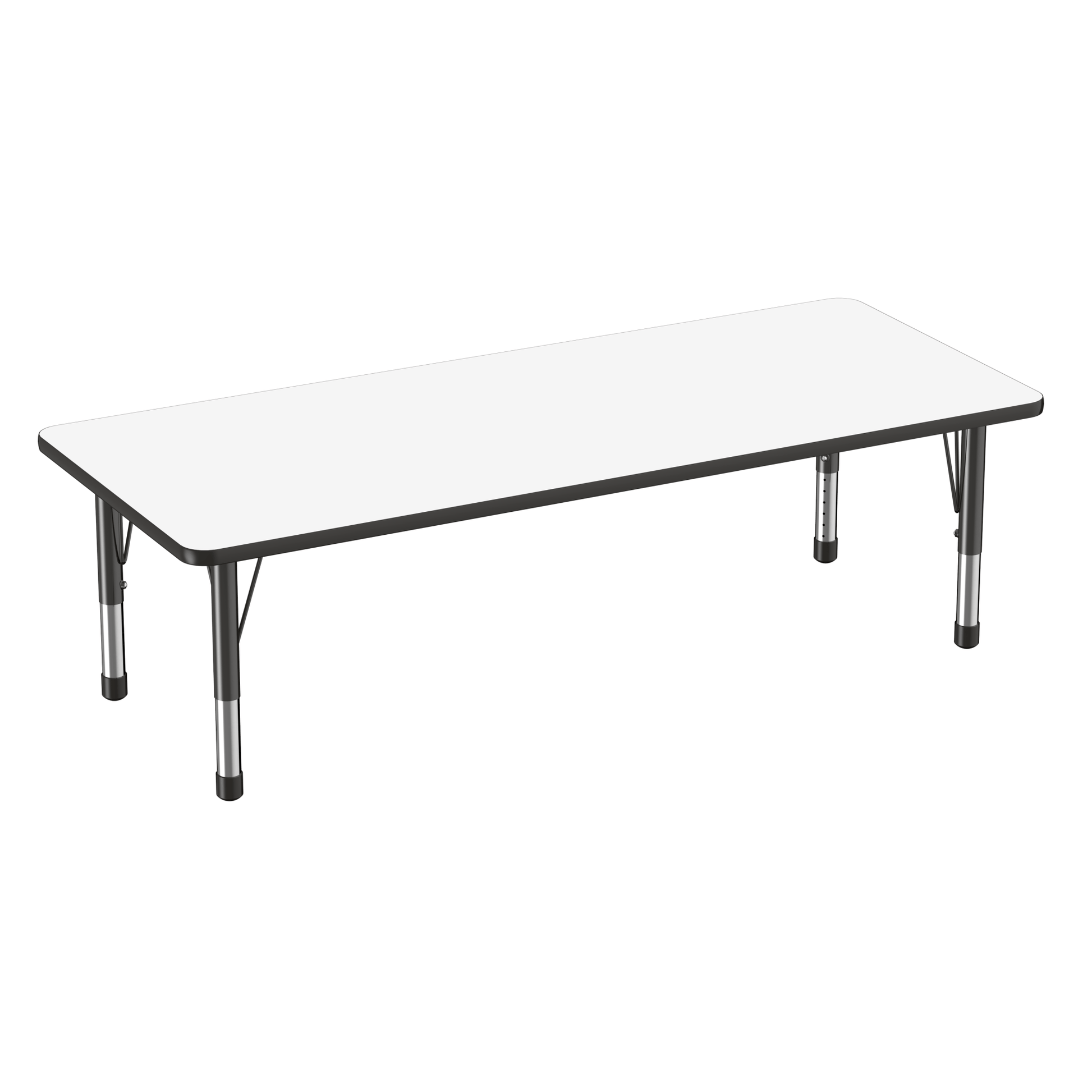 FDP 30" x 72" Rectangle Dry - Erase Activity Table with Adjustable Chunky Legs (FDP - 10182 - XX) - SchoolOutlet