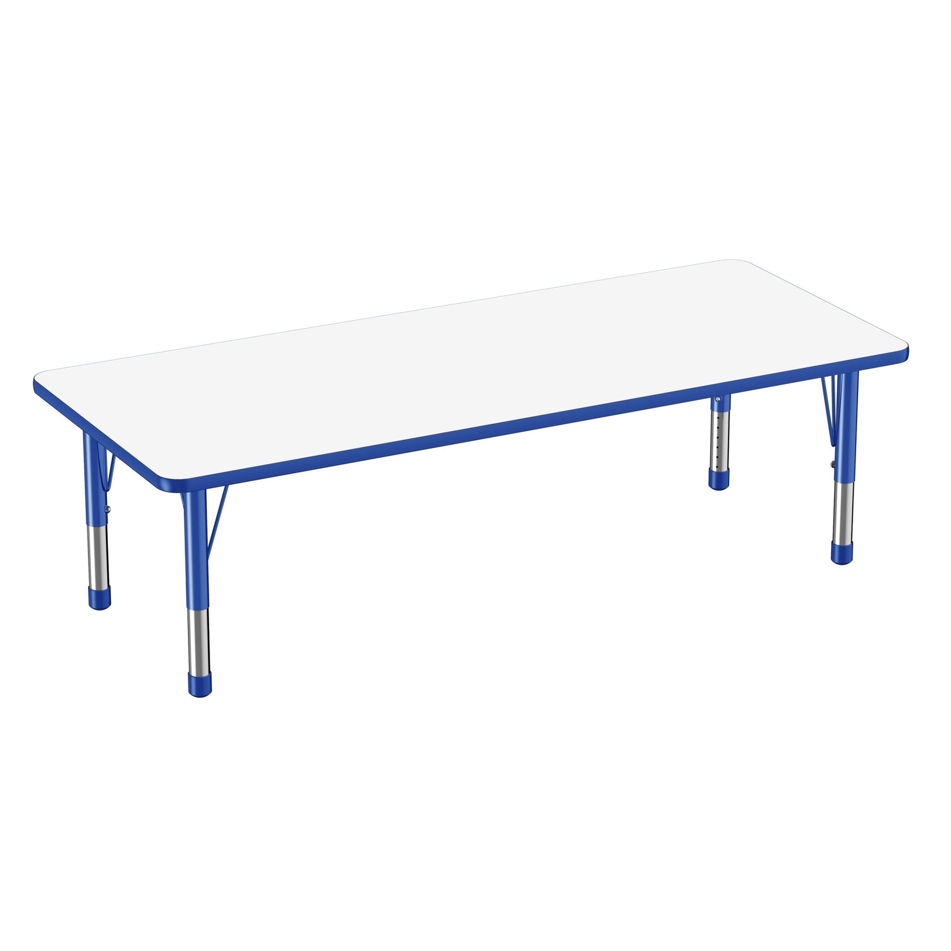 FDP 30" x 72" Rectangle Dry - Erase Activity Table with Adjustable Chunky Legs (FDP - 10182 - XX) - SchoolOutlet