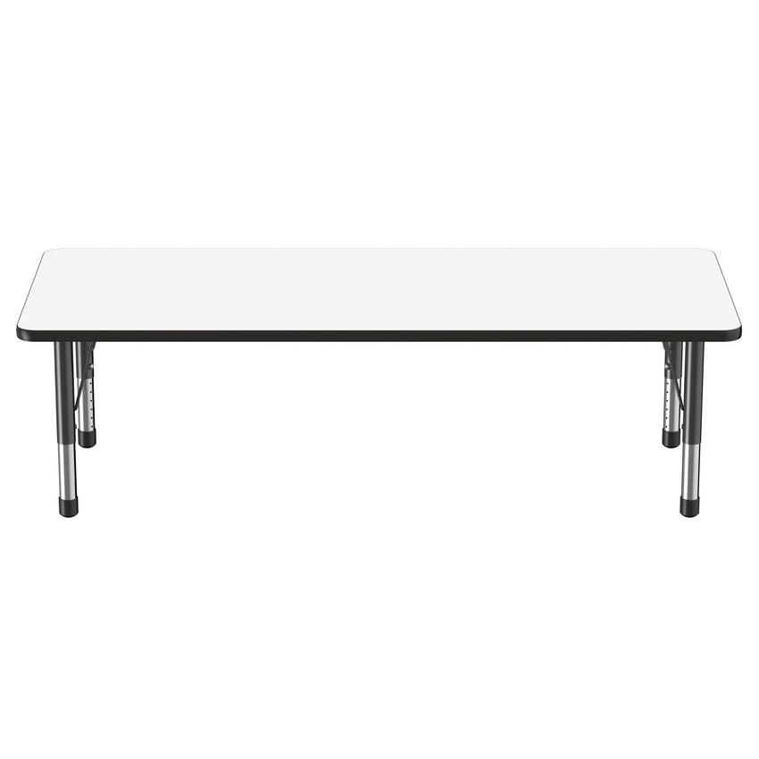 FDP 30" x 72" Rectangle Dry - Erase Activity Table with Adjustable Chunky Legs (FDP - 10182 - XX) - SchoolOutlet