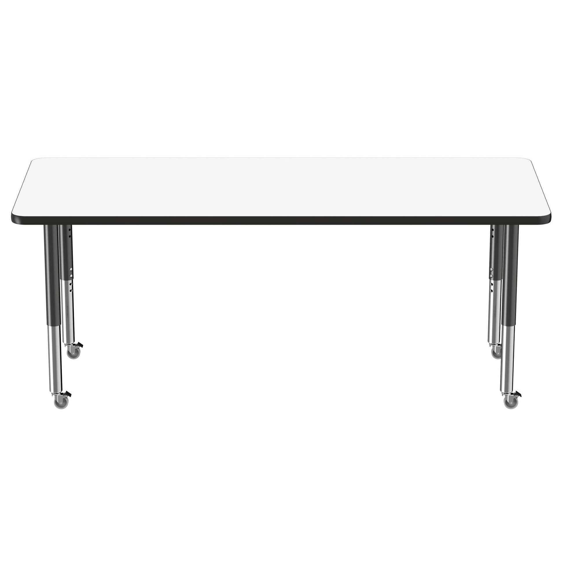 FDP 30" x 72" Rectangle Dry - Erase Activity Table with Adjustable Super Legs (FDP - 10183 - XX) - SchoolOutlet