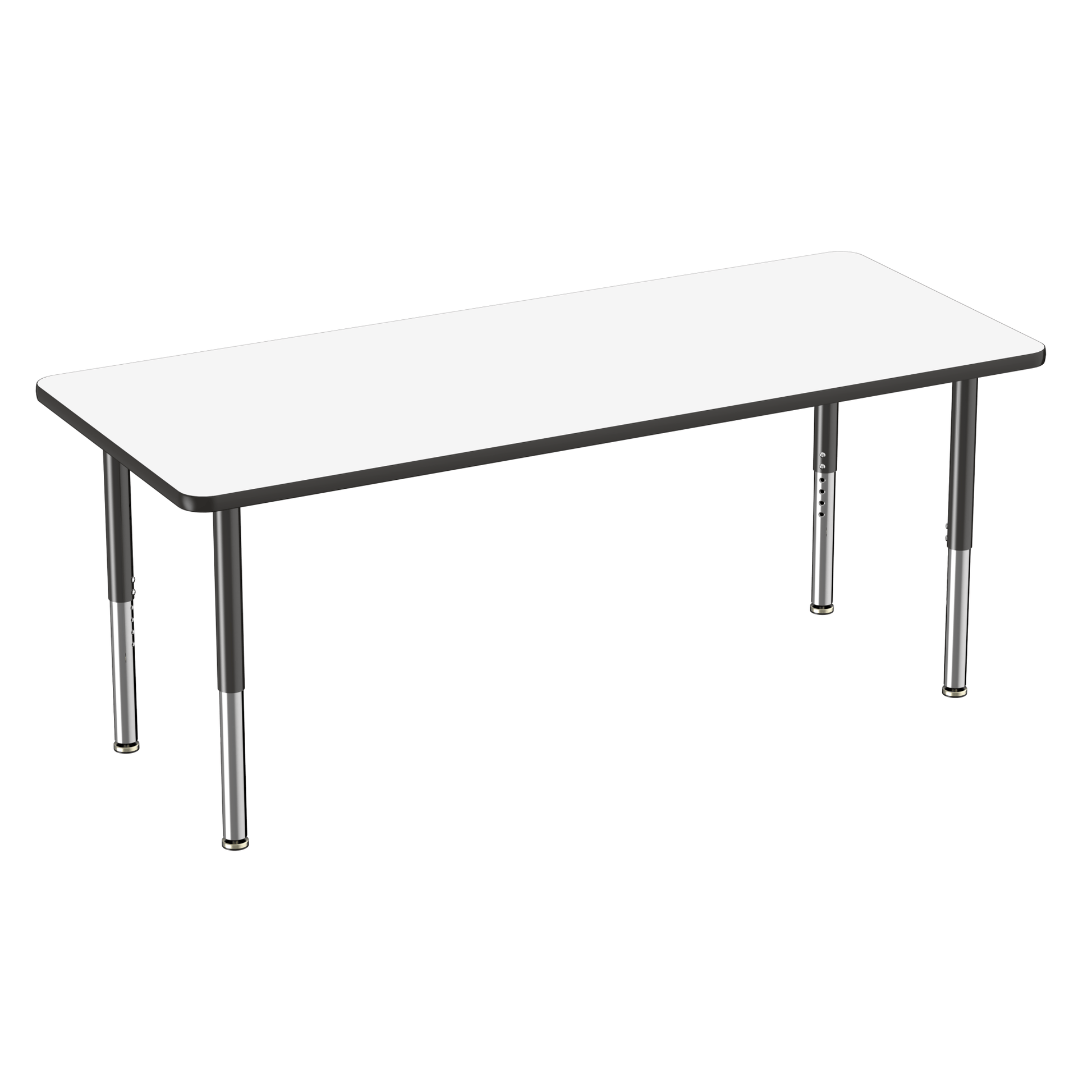 FDP 30" x 72" Rectangle Dry - Erase Activity Table with Adjustable Super Legs (FDP - 10183 - XX) - SchoolOutlet