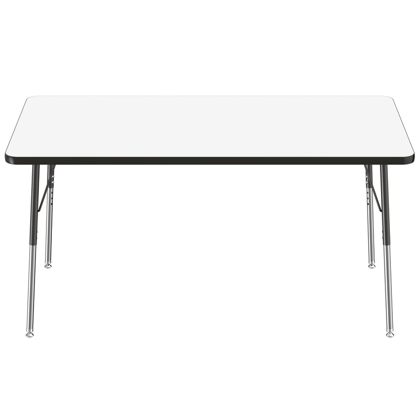 FDP 36" x 60" Rectangle Dry - Erase Activity Table with Adjustable Standard Swivel Glide Legs (FDP - 10184 - XX) - SchoolOutlet