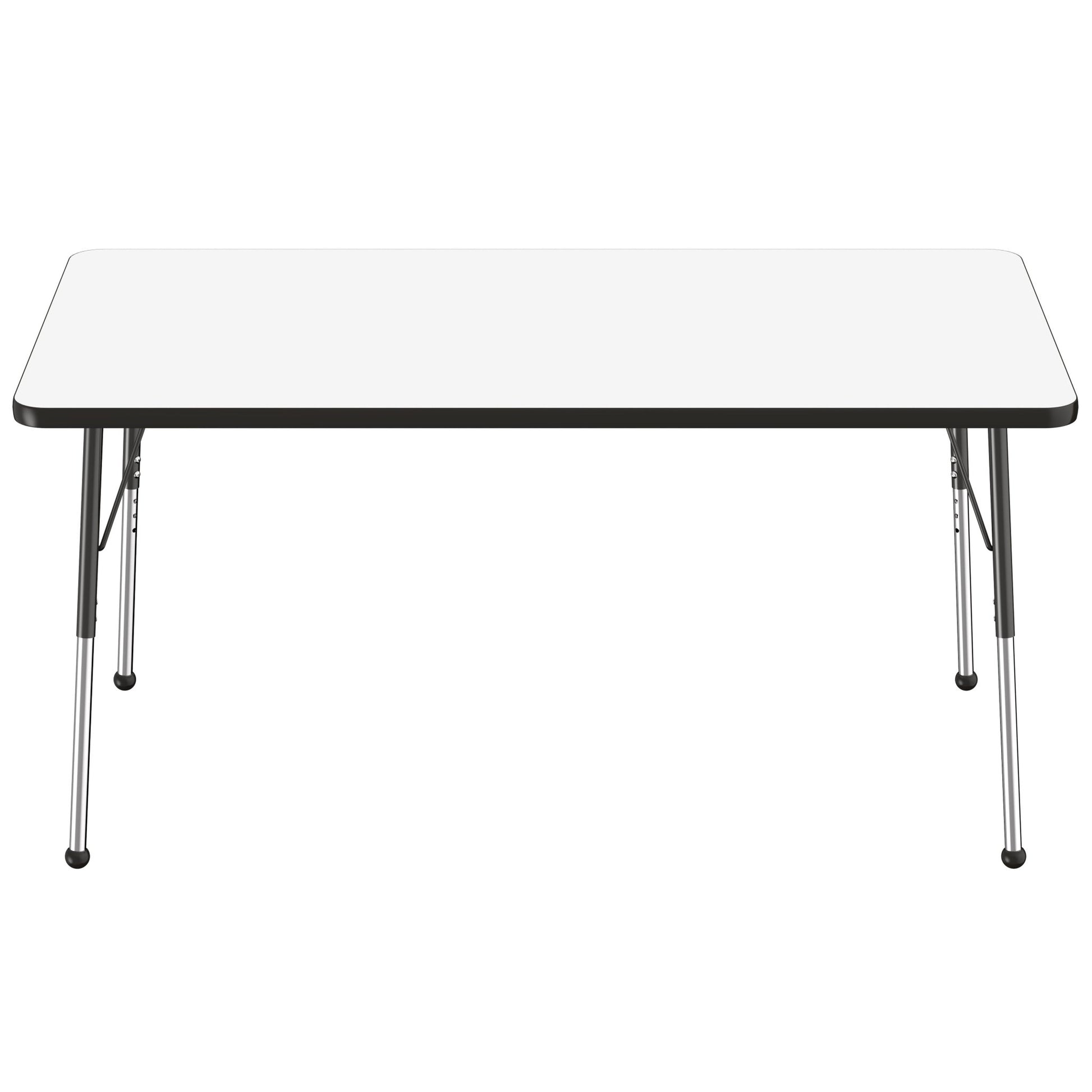 FDP 36" x 60" Rectangle Dry - Erase Activity Table with Adjustable Standard Ball Glide Legs (FDP - 10185 - XX) - SchoolOutlet