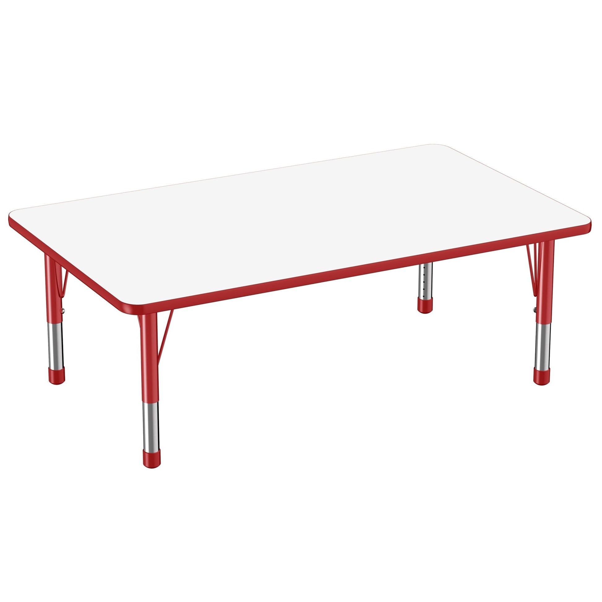 FDP 36" x 60" Rectangle Dry - Erase Activity Table with Adjustable Chunky Legs (FDP - 10186 - XX) - SchoolOutlet