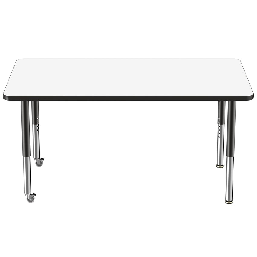 FDP 36" x 60" Rectangle Dry - Erase Activity Table with Adjustable Super Legs (FDP - 10187 - XX) - SchoolOutlet