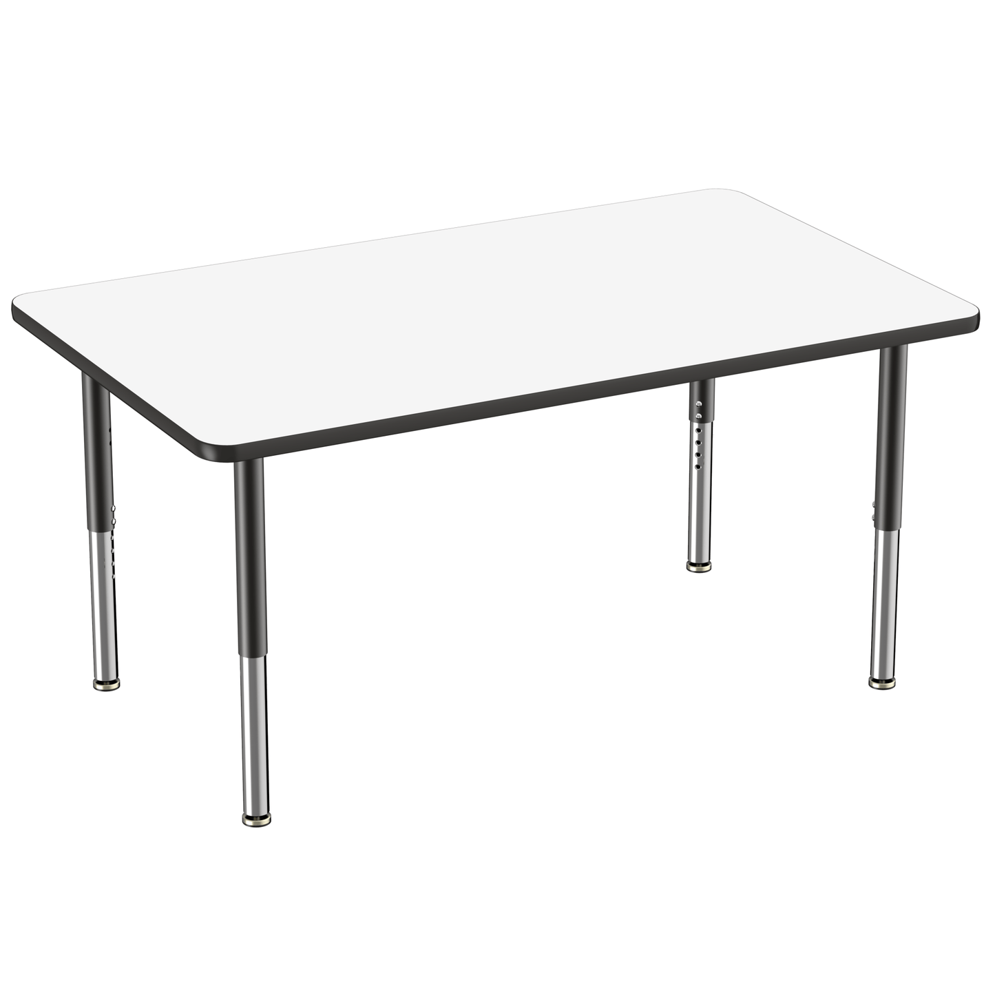 FDP 36" x 60" Rectangle Dry - Erase Activity Table with Adjustable Super Legs (FDP - 10187 - XX) - SchoolOutlet