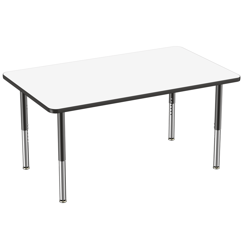 FDP 36" x 60" Rectangle Dry - Erase Activity Table with Adjustable Super Legs (FDP - 10187 - XX) - SchoolOutlet