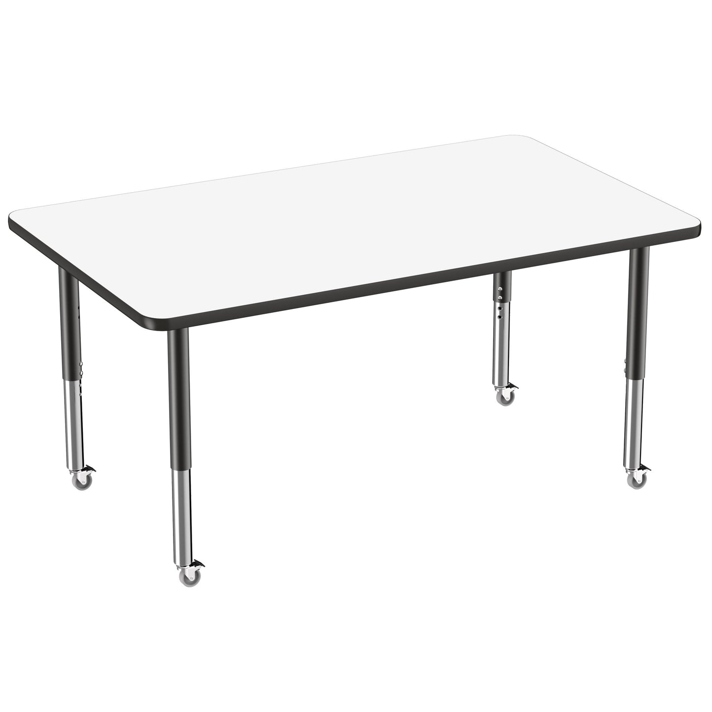 FDP 36" x 60" Rectangle Dry - Erase Activity Table with Adjustable Super Legs (FDP - 10187 - XX) - SchoolOutlet