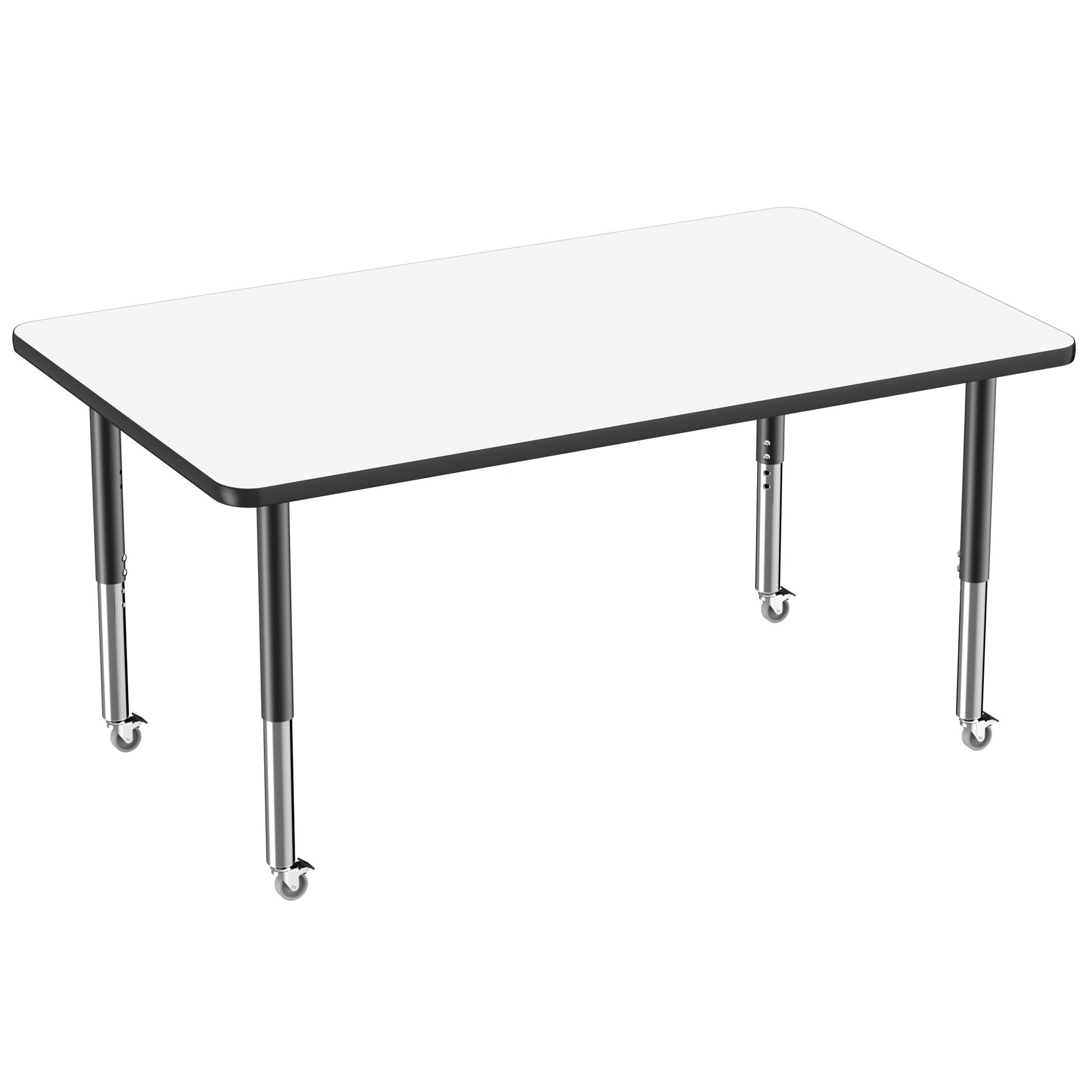 FDP 36" x 60" Rectangle Dry - Erase Activity Table with Adjustable Super Legs (FDP - 10187 - XX) - SchoolOutlet