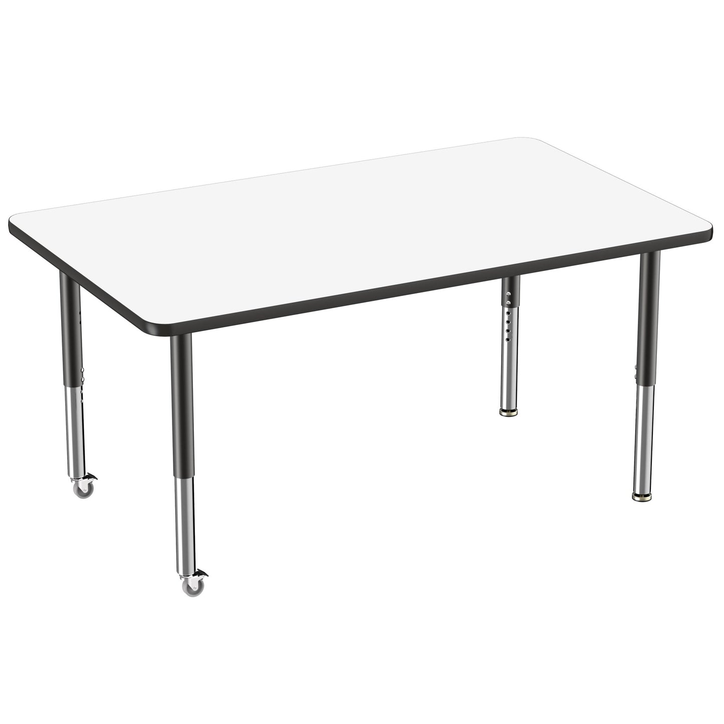 FDP 36" x 60" Rectangle Dry - Erase Activity Table with Adjustable Super Legs (FDP - 10187 - XX) - SchoolOutlet