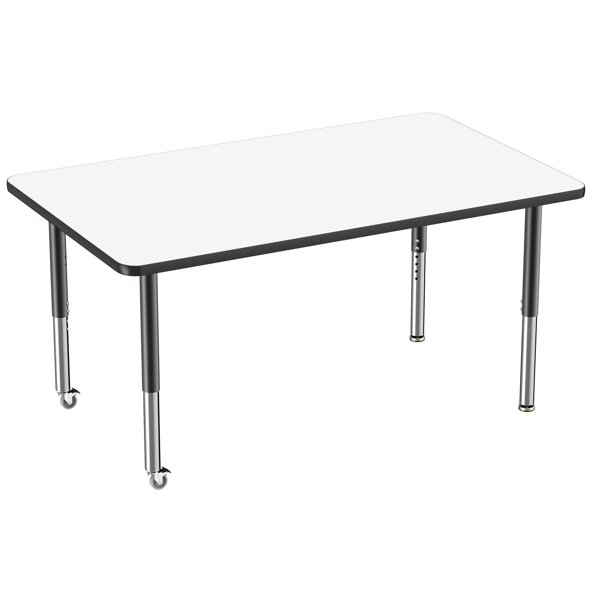 FDP 36" x 60" Rectangle Dry - Erase Activity Table with Adjustable Super Legs (FDP - 10187 - XX) - SchoolOutlet